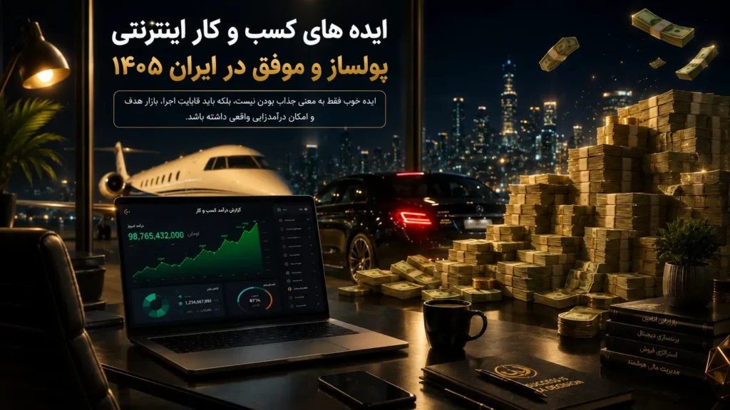 ایده های راه اندازی کسب و کار اینترنتی پولساز