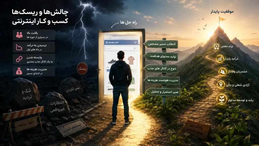 ریسک های راه اندازی کسب و کار اینترنتی