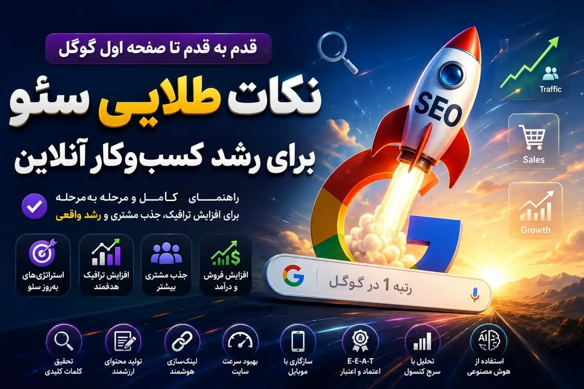 استراتژی‌های سئو برای افزایش درآمد کسب‌وکارها