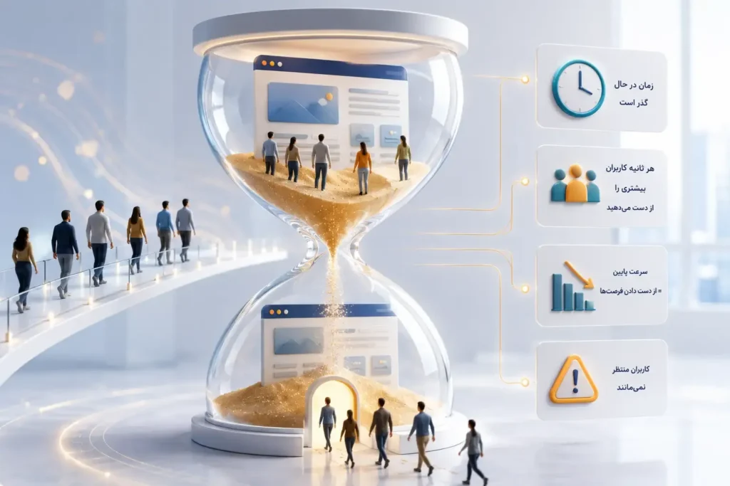 تأثیر مستقیم سرعت سایت بر سئو و نرخ تبدیل فروش