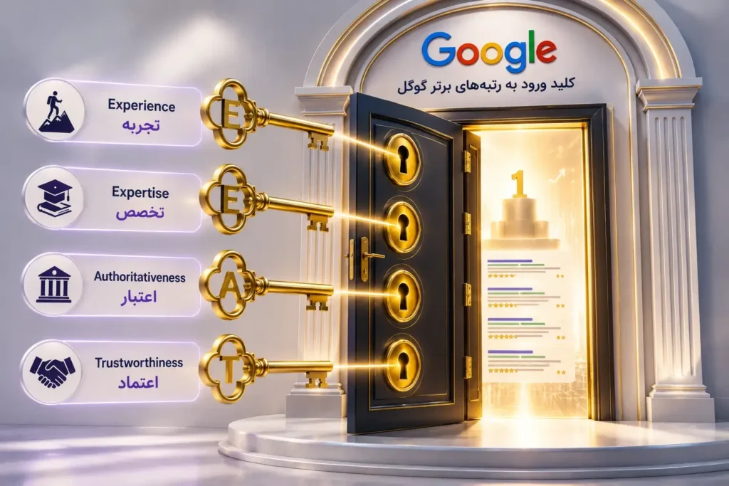 مفهوم و اجزای مدل EEAT گوگل