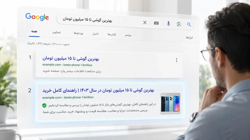 نگارش متادیسکریپشن برای افزایش نرخ ورود به سایت